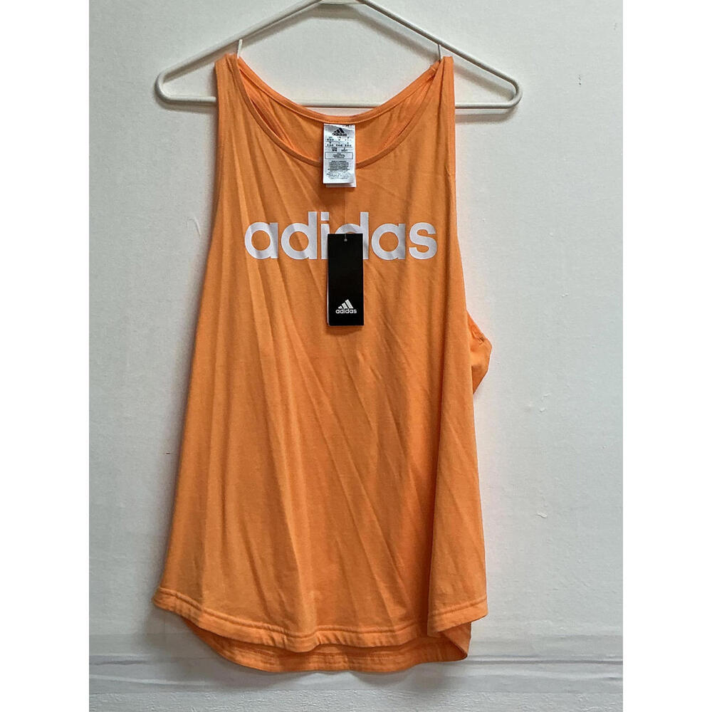 Adidas Orange Tank Top for Women Medium Fast Free Shipping